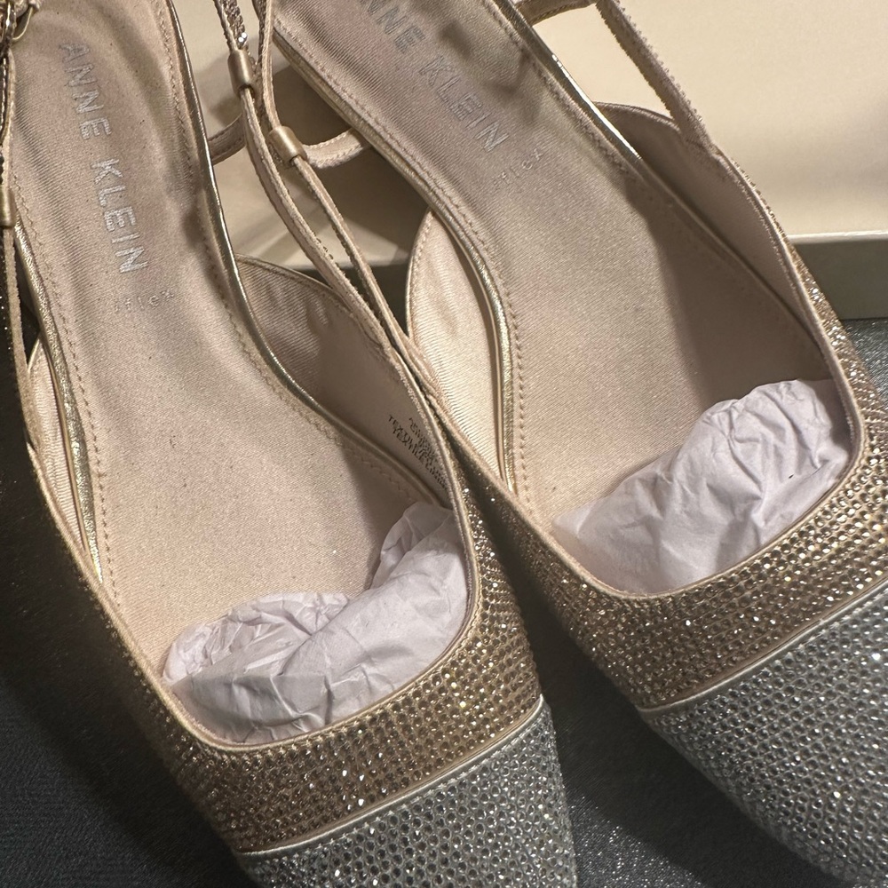 Anne Klein slingback shoes